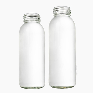 320ml 450ml Glass Wide-mouth Beverage Water Bottle