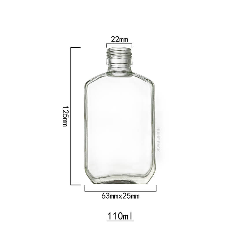 110ml flask glass beverage bottle (7) 110ml flask glass beverage bottle (7)