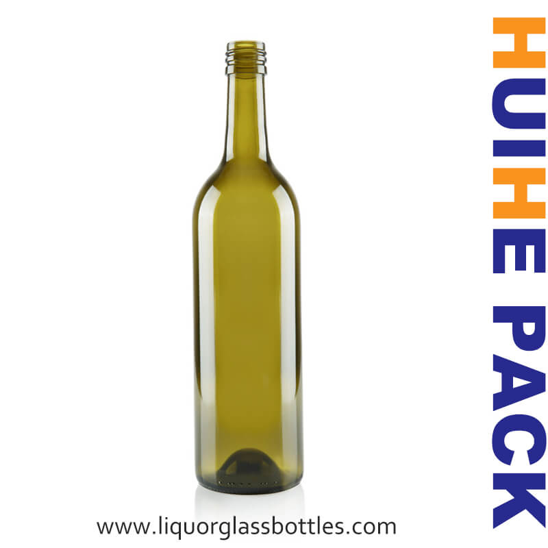 750ml Antique Green Glass Wine Bottle 750ml Antique Green Glass Wine Bottle