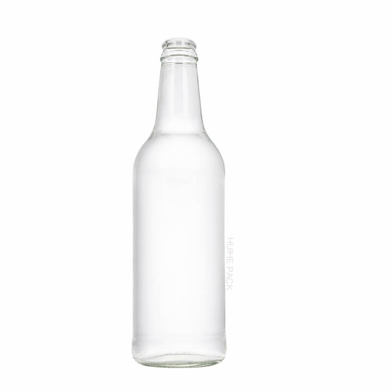 750ML Glass Crown Finish Beverage Bottle for Soda Kombucha Juice