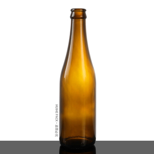 330ml Amber Crown Finish Homebrew Craft Beer Cider Bottles for Sale
