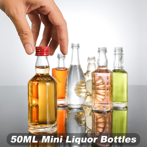 Bulk Miniature Mini 50ml Alcohol Liquor Shot Bottles Wholesale