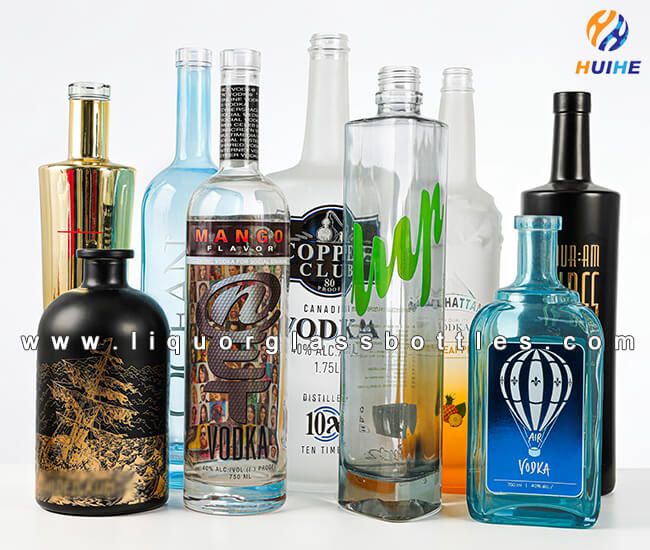 HUIHE PACK Vodka Glass Bottles