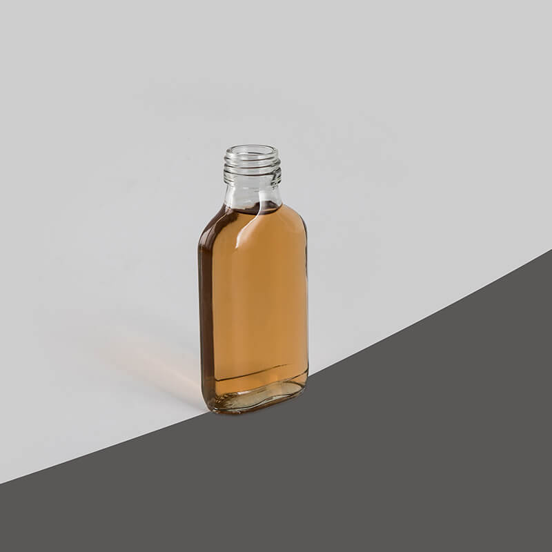mini flat flask bottle