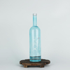 Frosted Round Slender Arizona Glass Vodka Bottle