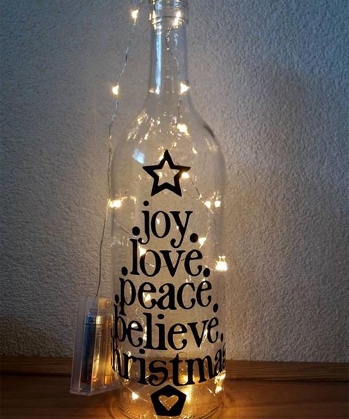 christmas spirit bottle lamp
