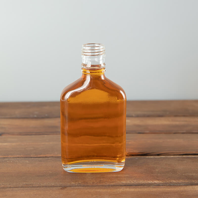 6OZ Super Flint Glass Whisky Hip Flask Hurtownia butelek na alkohol