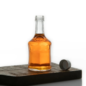 Miniature 50ML Liquor Glass Bottle with Screw Cap