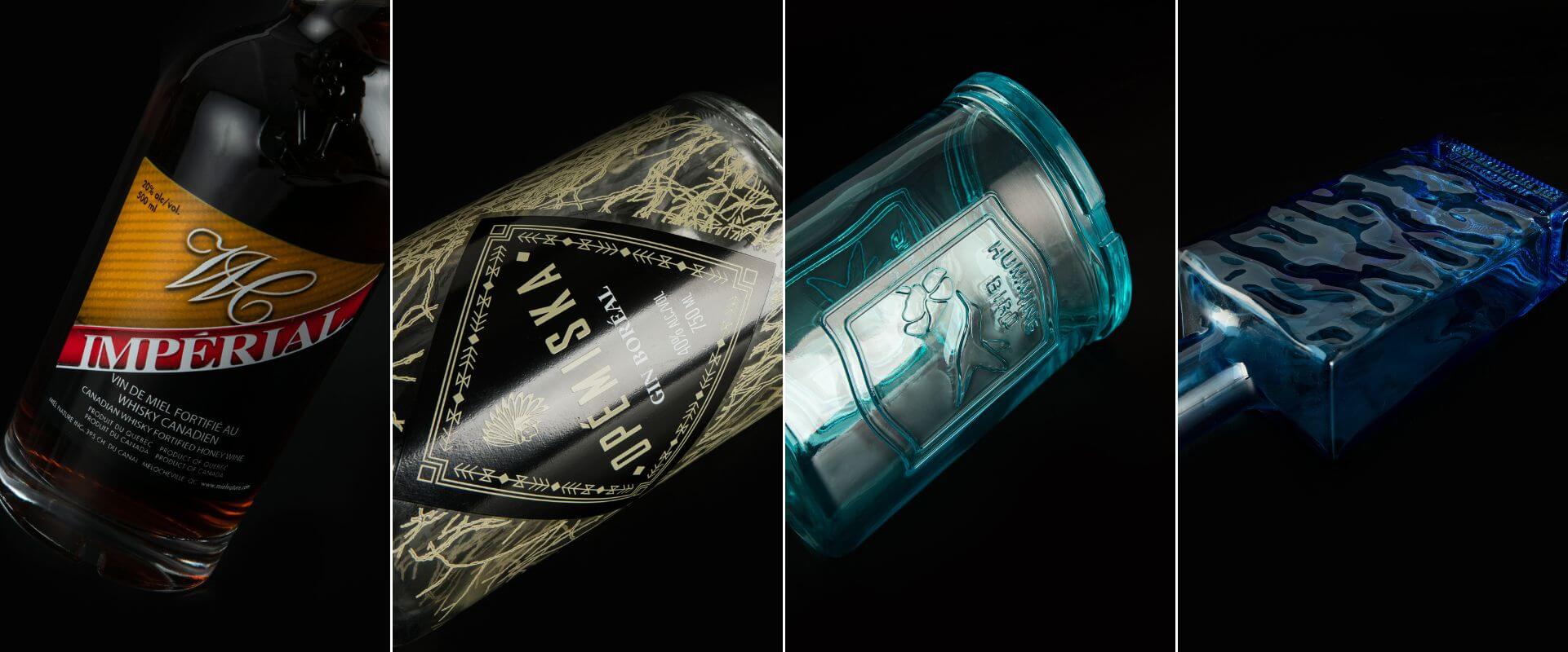 custom liquor bottle