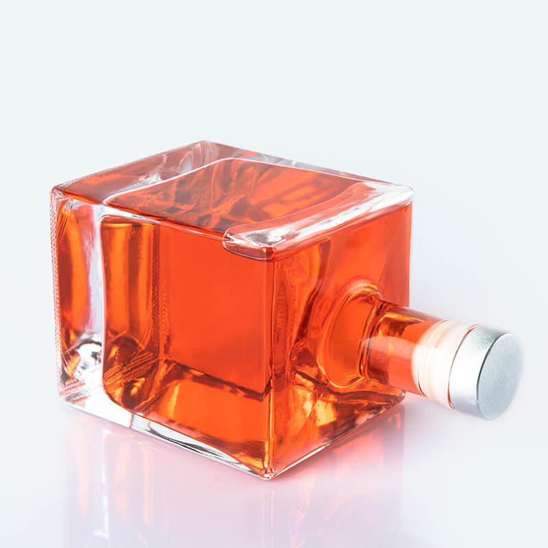 Cube glass Bottle