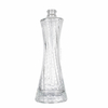 Twisted Oval Waisted Clear Glass Bottle 500ml Wholesale