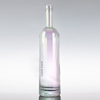Frosted Round Slender Arizona Glass Vodka Bottle