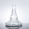 Broad Bottom Liquor Bottle with A Diamond - Patterned Embossment