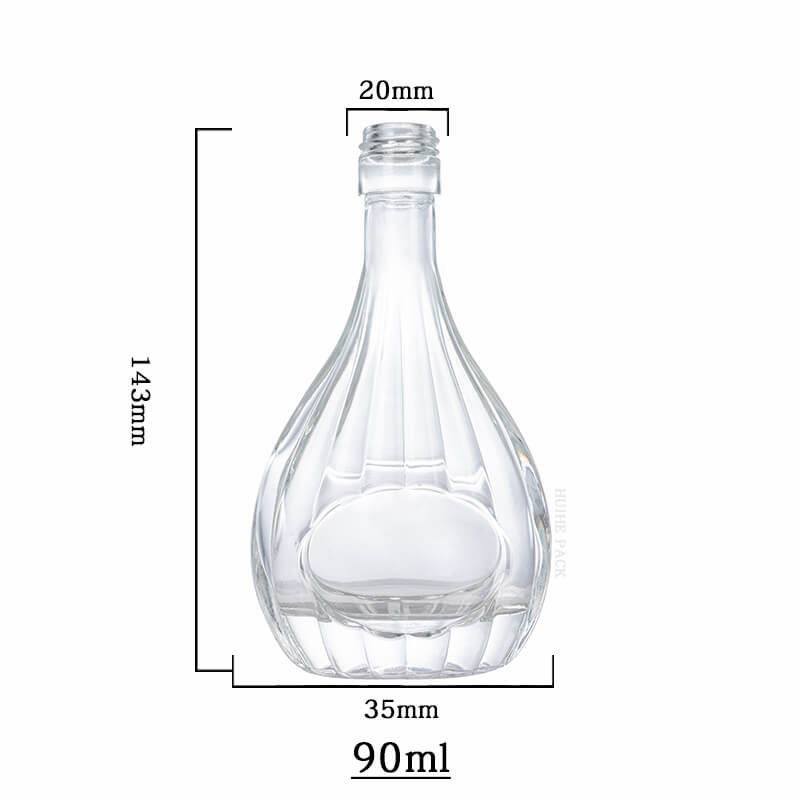 pear mini liquor bottle-capacity