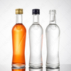 Factory Wholesale 50ml Round Clear Glass Miniature Spirit Bottles