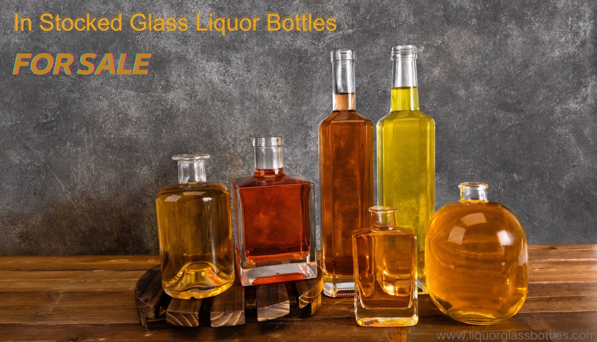 huihe glass liquor bottle