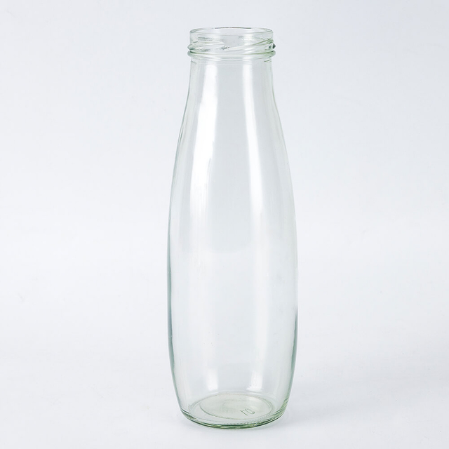 Wholesale Clear Glass Milk Container with Twist off Lid