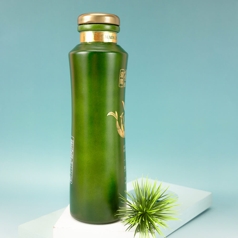 Bespoke Green 300ml Herbal Beverage Glass Bottle