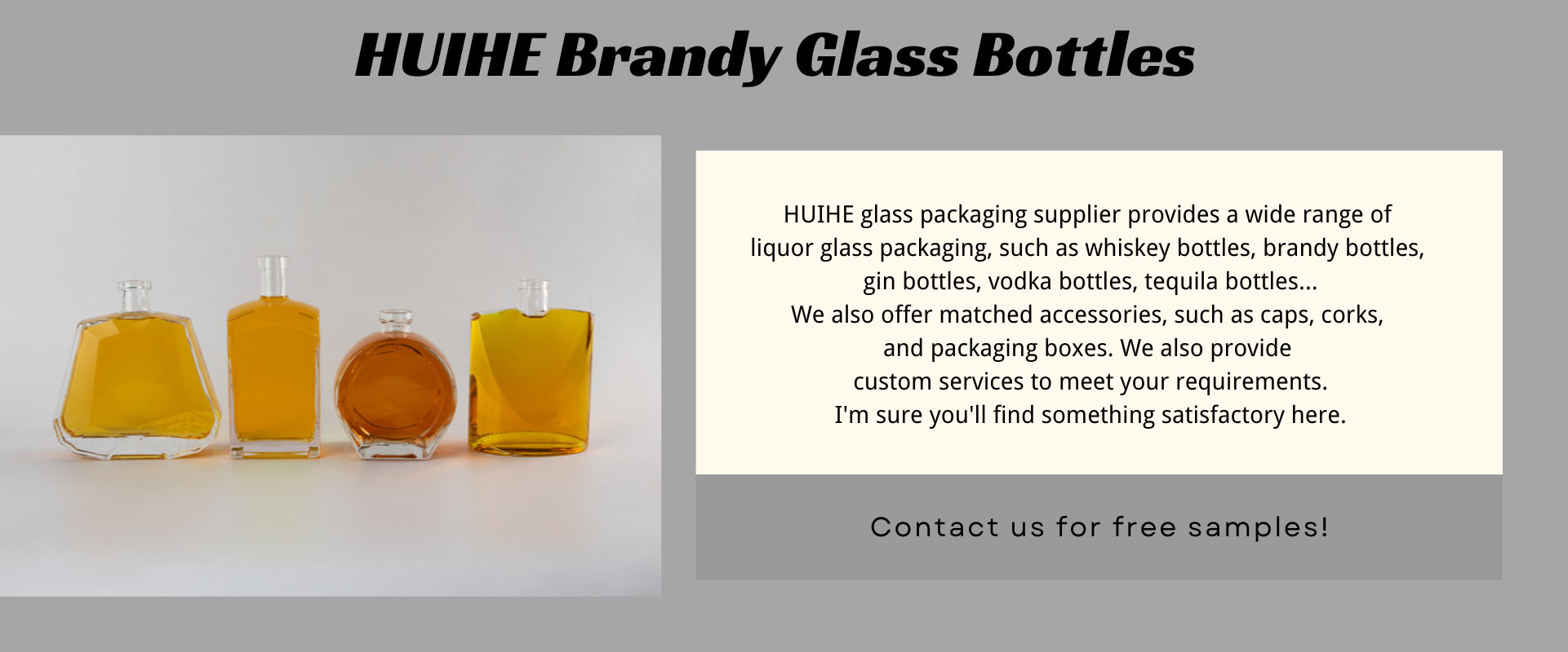 brandy glass bottle packaging