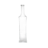 700ml Square Elongated Form Glass Spirits Bottle with Elegant Curves