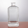Rectangular Prism Glass Liquor Bottle with Better Grip