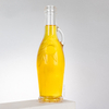 Bulbous Body Slim Neck Liquor Mead Bottle with Handle