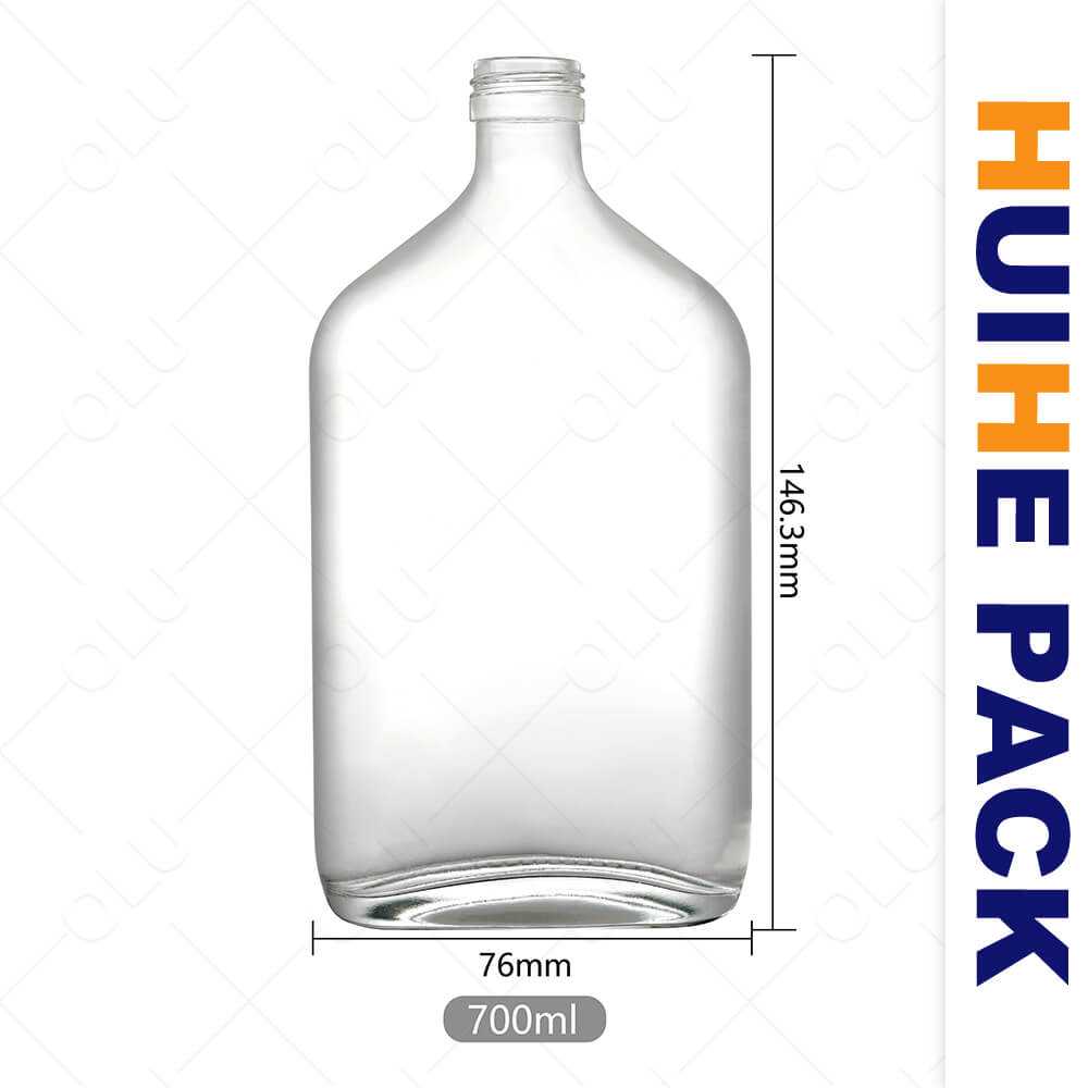 flat 200ml 700ml liqueur bottle (8)