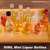 Bulk Miniature Mini 50ml Alcohol Liquor Shot Bottles Wholesale