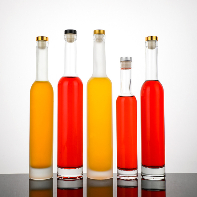 200 ml 375 ml 500 ml Małe szklane butelki wina lodowego Eiswein z korkiem