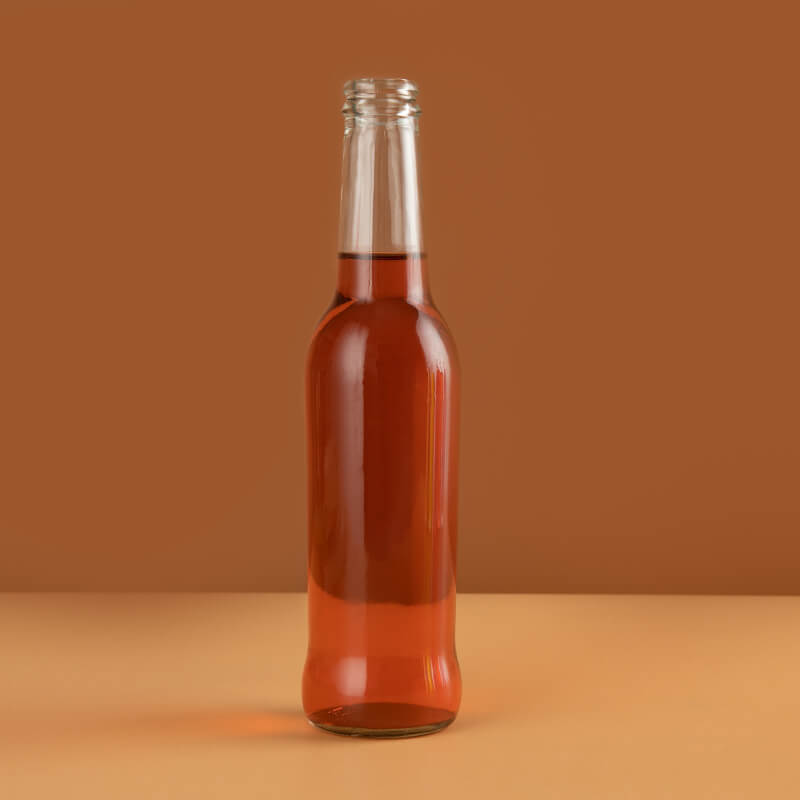 275ml Cocktail Fruit Wine Glass Bottle with Crown Cap