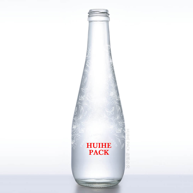 Bulk 330 ml glas vand drikkeflaske med skruel&aring;g BPA fri 