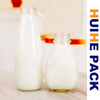 Wholesale Clear Glass Milk Container with Twist off Lid