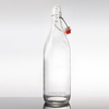 1000ml Clear Glass Water Drinking Beverage Bottle with Swing Top