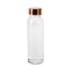 Round 250ml Water Drinking Glass Bottle with Screw Cap