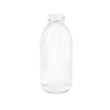 Empty Clear 16oz Juice Smoothie Glass Bottle Packaging