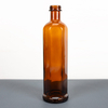 Personalized Hexagon 50cl Amber Glass Whiskey Bottles