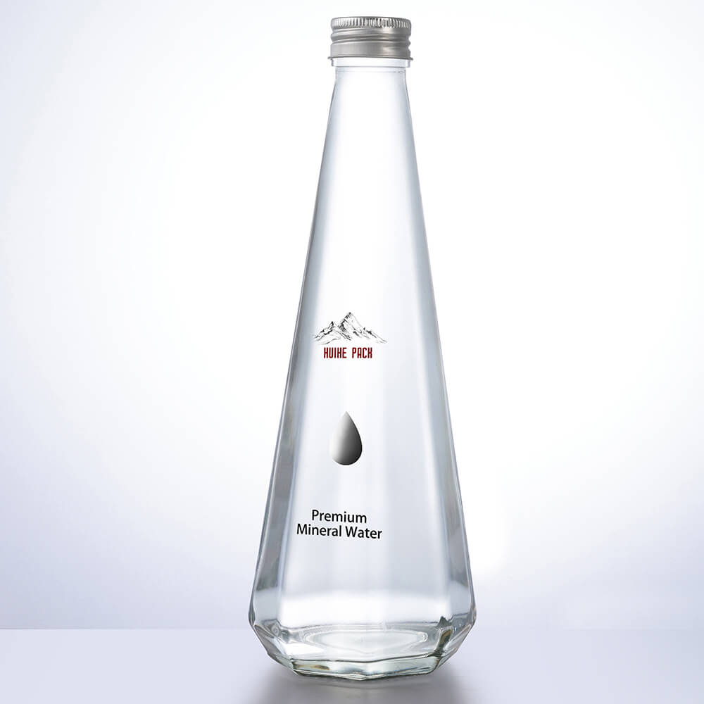 Premium Clear Glass Water Bottles