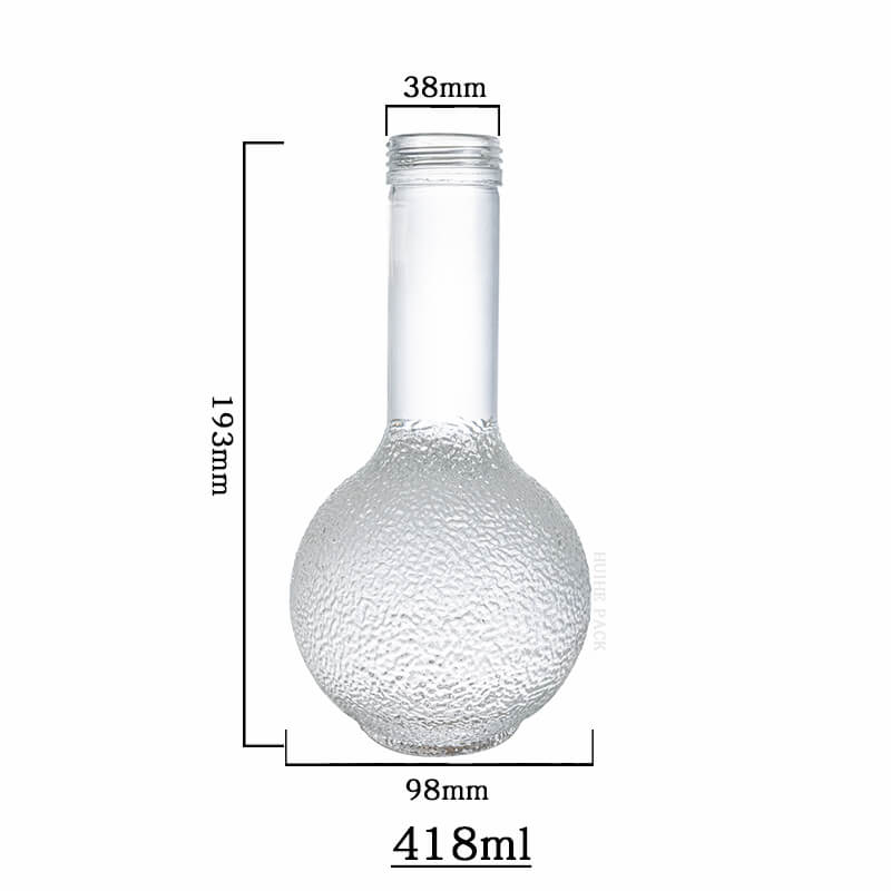 pebble pattern liquor bottle-capacity
