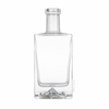 Snow Mountain Base 500ml Square Glass Liquor Bottle