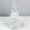 Broad Bottom Liquor Bottle with A Diamond - Patterned Embossment