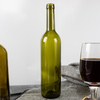 750ml Green Glass Bordeaux Wine Bottle with T-cork