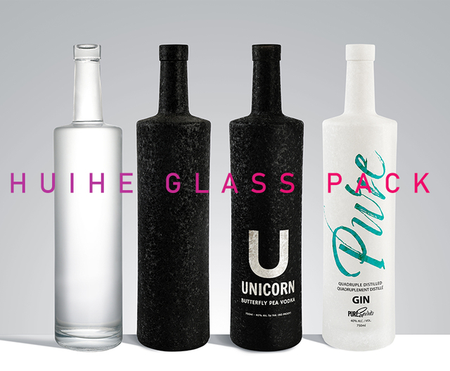 Custom Ice-Crackle Gin & Vodka Bottle (750ml)