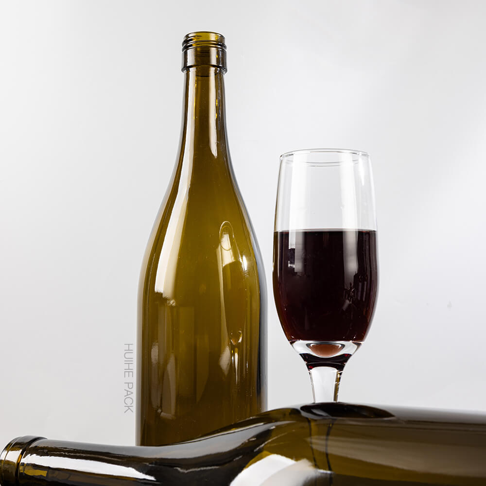 burgundy 75cl glass bottle (10)