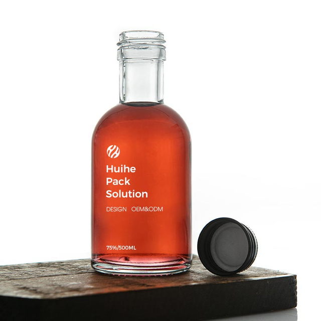 Mini Glass Liquor Bottle with Screw Cap