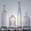 Holographic Coating Glass Liquor Bottle for Whisky Rum Tequila Brandy Vodka