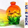 25oz Tequila Skull Glass Bottle Container
