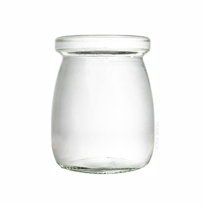 100ml Food-grade Glass Dairy Bottle for Yogurt Pudding