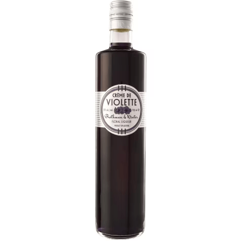 750ml Rothman and Winter Creme de Violette Liqueur bottle