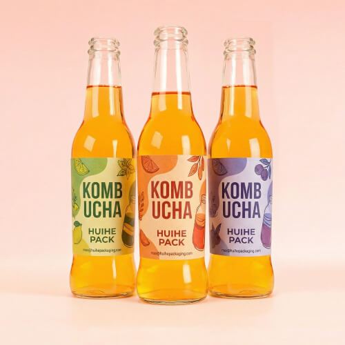 empty kombucha bottles