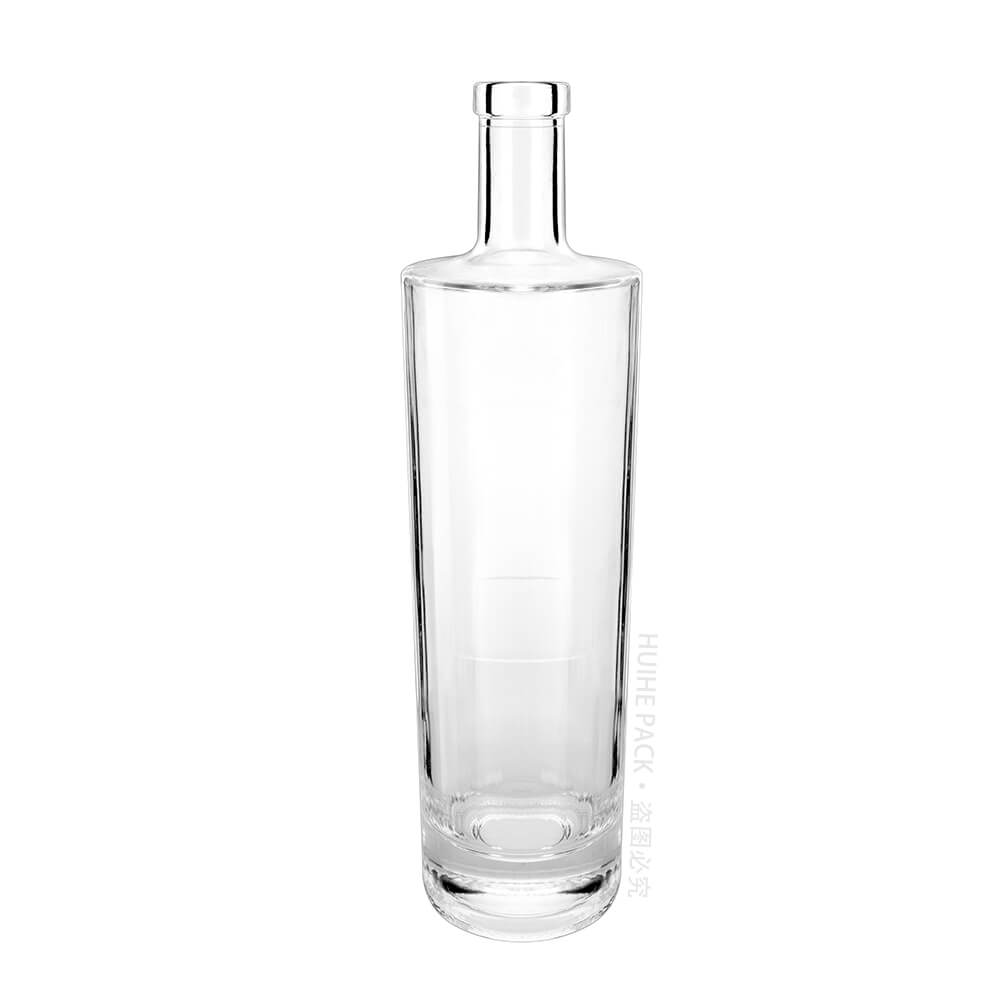 clear glass bottle liquor